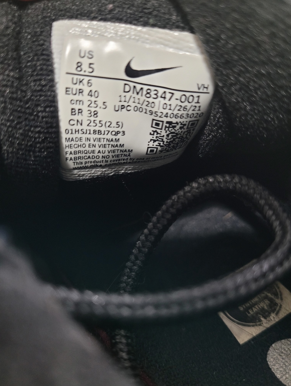 Nike Air Max 97 Women's Sz 8.5 Black Silver Running Shoes DM8347-001 - Picture 6 of 6